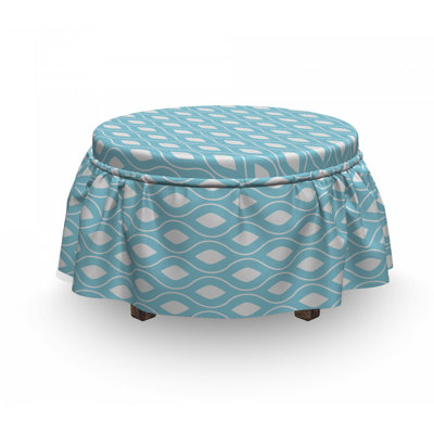 Housse pour repose-pieds ogee lines