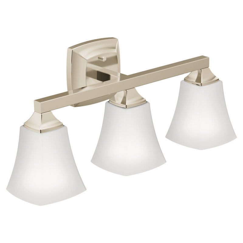Moen Voss 3-Light Vanity Light, Polished Nickel
