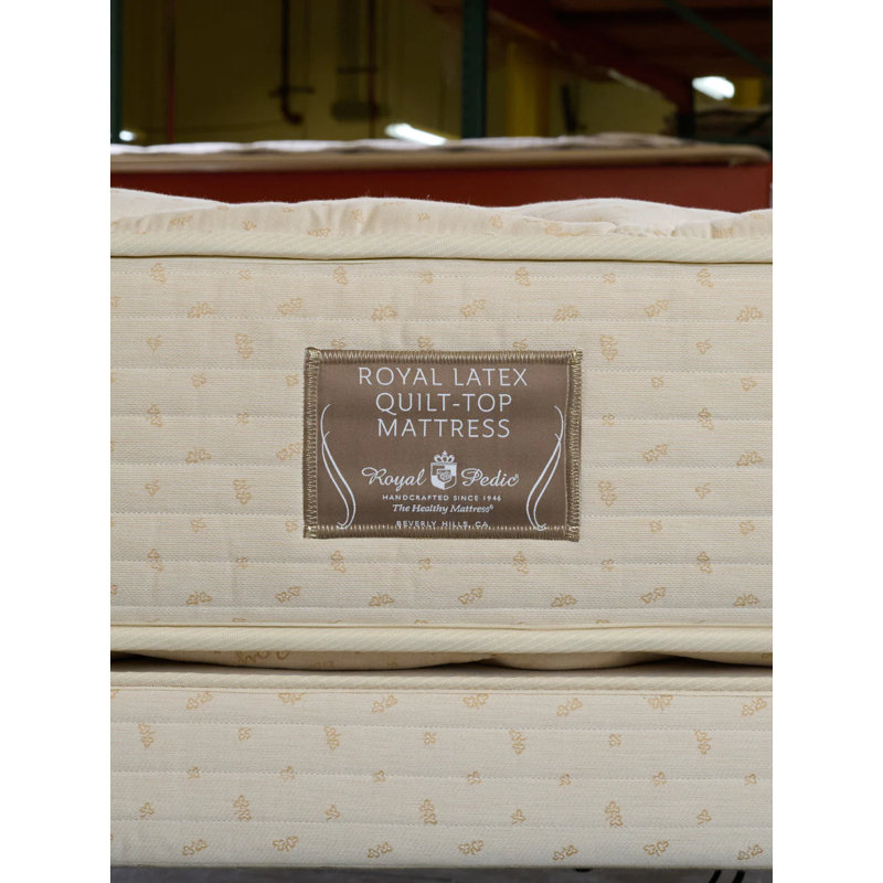 Classic 9.5'' Medium Latex Mattress and Box Spring Set, Queen
