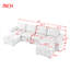Canapé modulaire 6 pièces rembourré-900651513