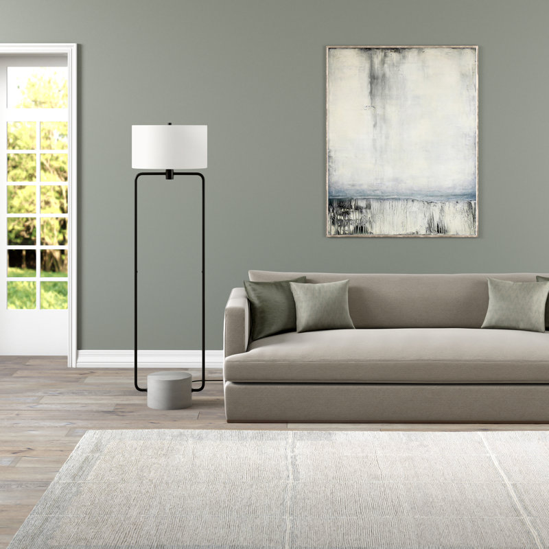 Nikki 63'' Brushed Column Floor Lamp