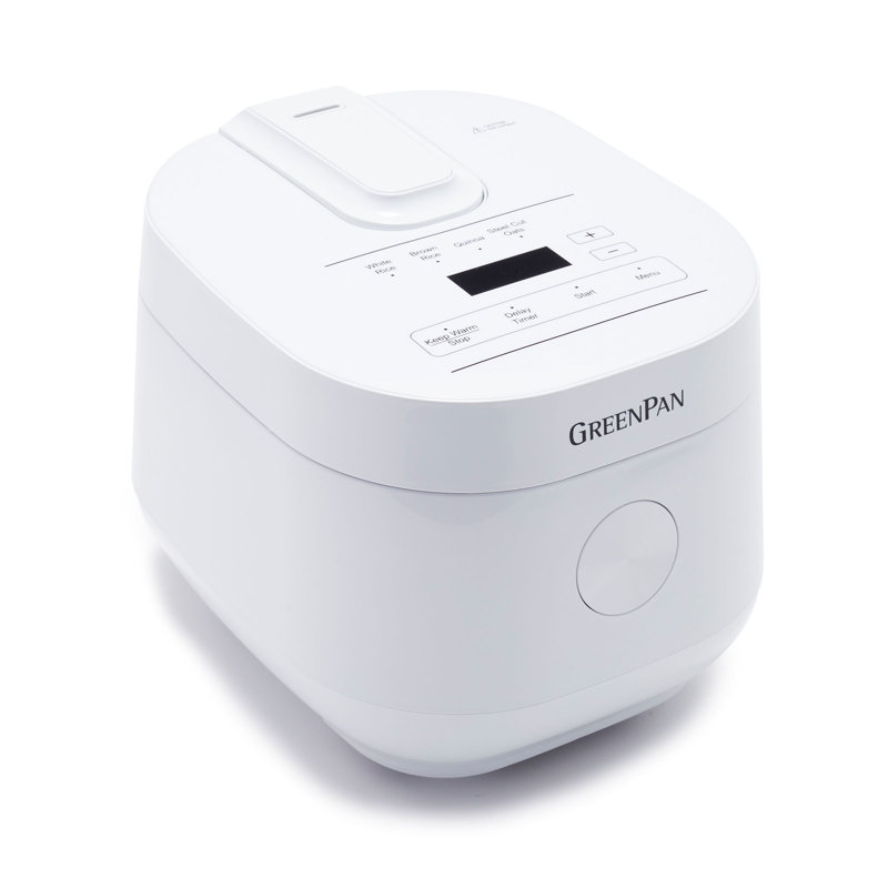 GreenPan Traditional Rice & Grain Cooker, White