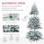 Arbre de Noël artificiel enneigé 7 pi-1161910905