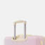 Valise à roulettes Hardshell avec sacs Valise à roulettes double avec verrou TSA, bagage rétro simple 28 po, rose clair