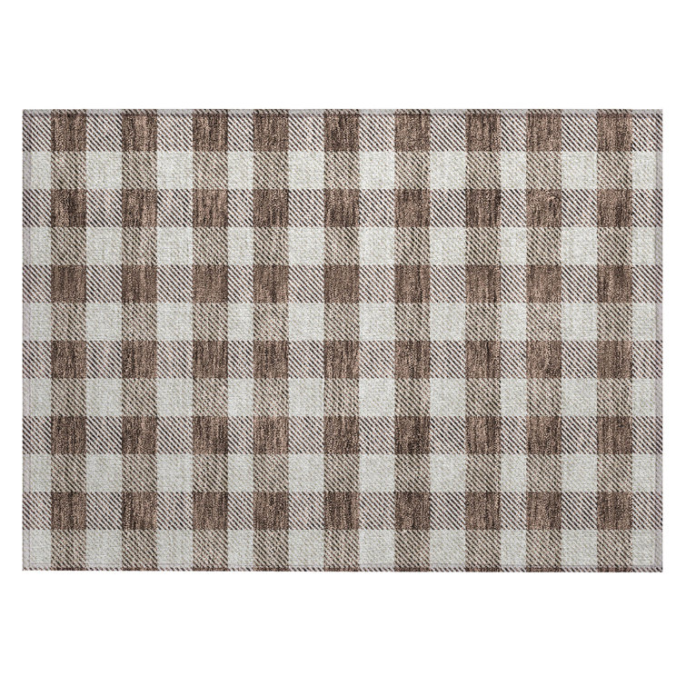Plaid Indoor / Outdoor Rug