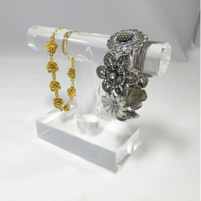 Clear Acrylic Plexiglass Bracelet Watch Stand Countertop Display