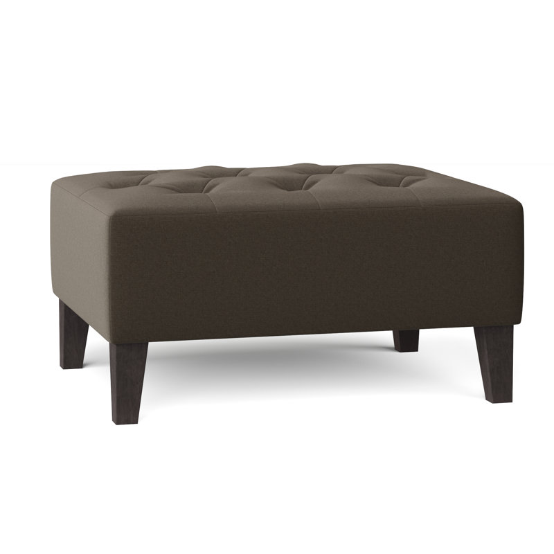 Carruth Upholstered Ottoman, Gypsy Vintage Performance Microfiber