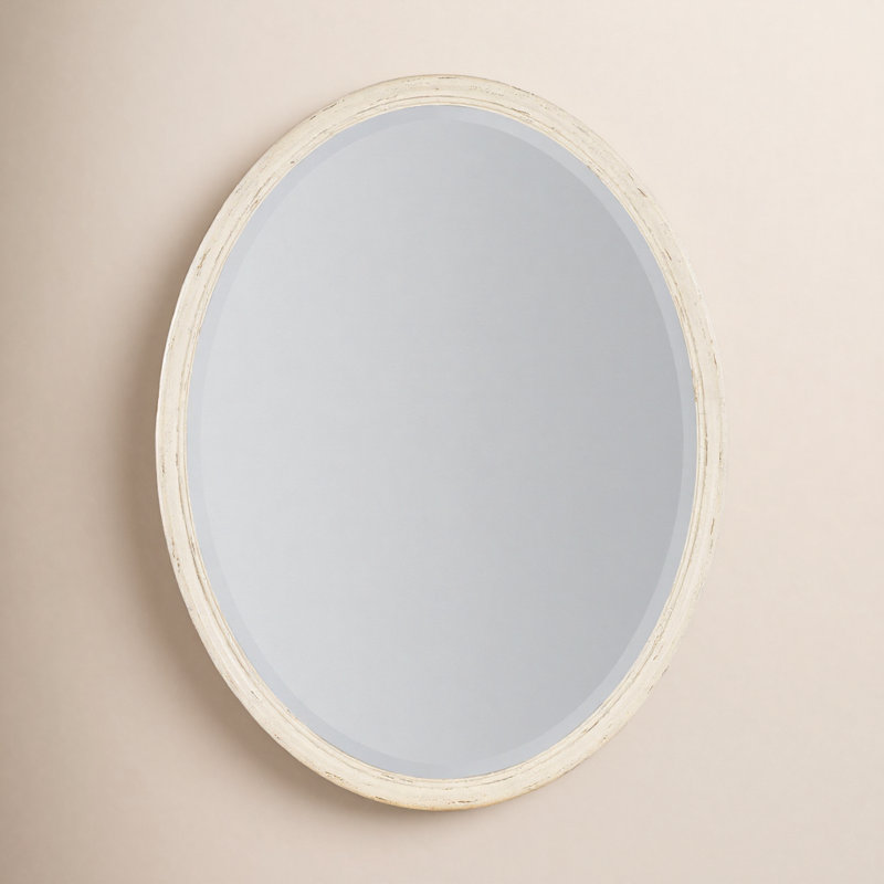Americana Oval Beveled Mirror, Daisy