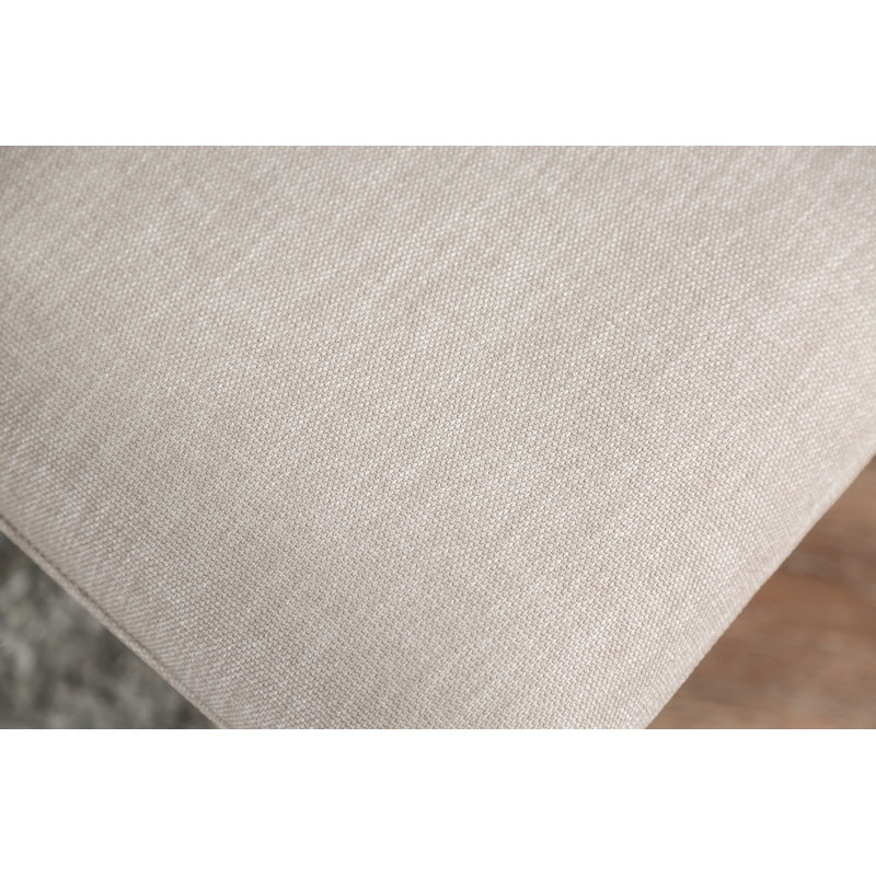 Chaise d'appoint à dossier échelle gris Gisla