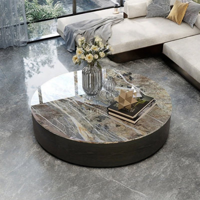Modern simple round rock table
