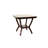 Solid Wood Counter Height Dining Table With Shelf - Modern Attraction