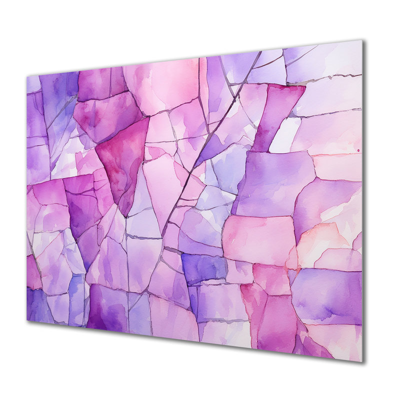 Pierre mauve volcanique Geode Volcano II, H 30 po x l 40 po x P 1,5 po