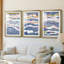 ABSTRACT Series cmxxv - impression encadrée de qualité supérieure sur mesure mat - 3 pièces-738731748-738736410