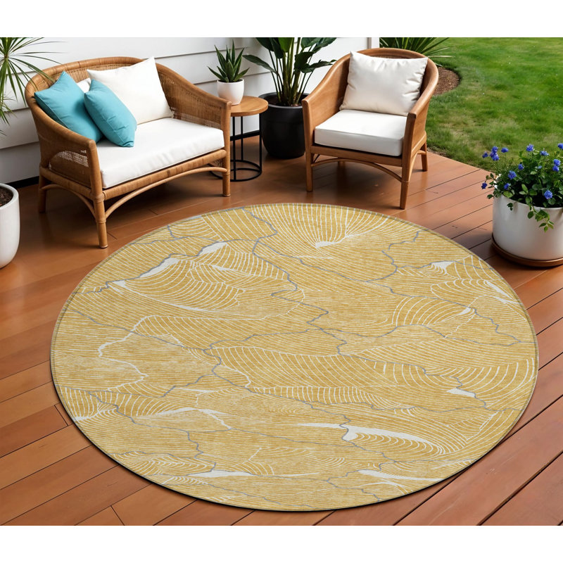 Tapis rond 8 po