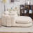 Oversized Chaise Lounge – Compression- Chenille Chair-655036096
