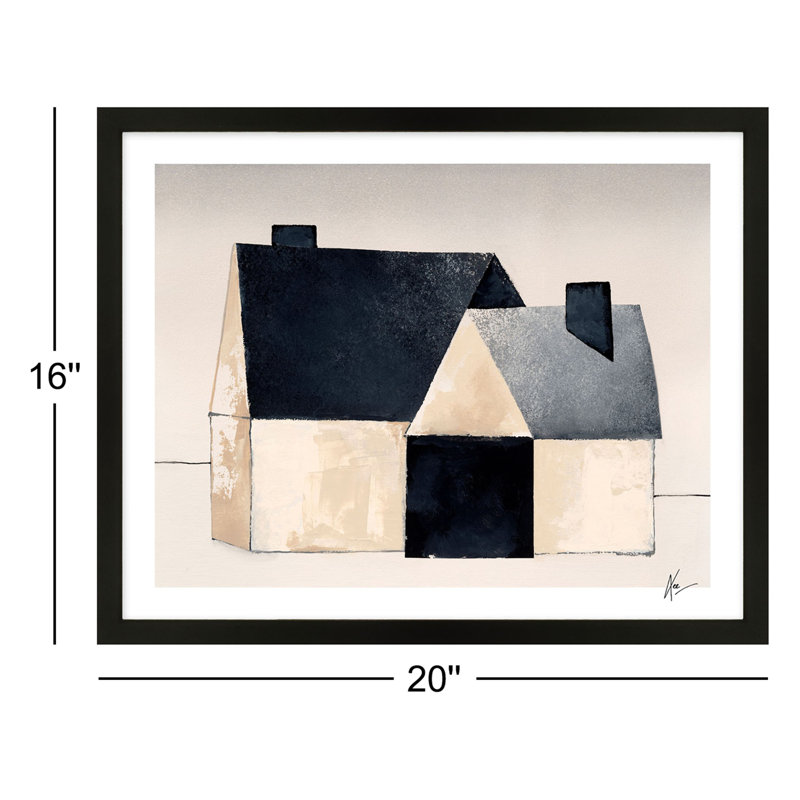Urban Barn 2 Print by Lee Lessem, Black, 16" H x 20" W x 1.25" D
