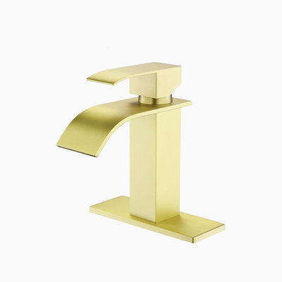 Robinet de lavabo de salle de bain à poignée simple