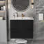 Black Bathroom Cabinet Without Sink-123942519