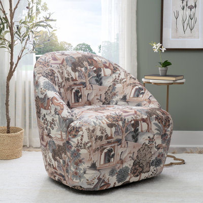 Upholstered Swivel Chair
