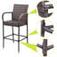 Tabourets de bar 29,5 "avec repose-pieds Dalessio-776923797