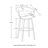 Tavar Upholstered Faux Leather Bar Stool-2070517371-2052157481