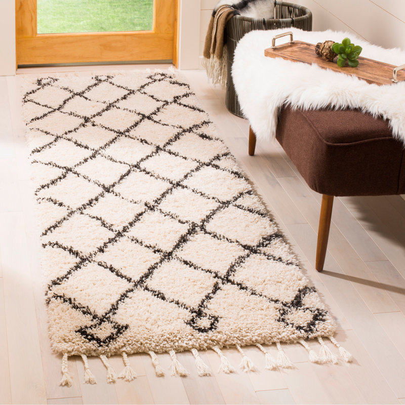 Tapis abstrait Imraan Performance, Tapis de couloir 2 pi 3 po x 9 pi
