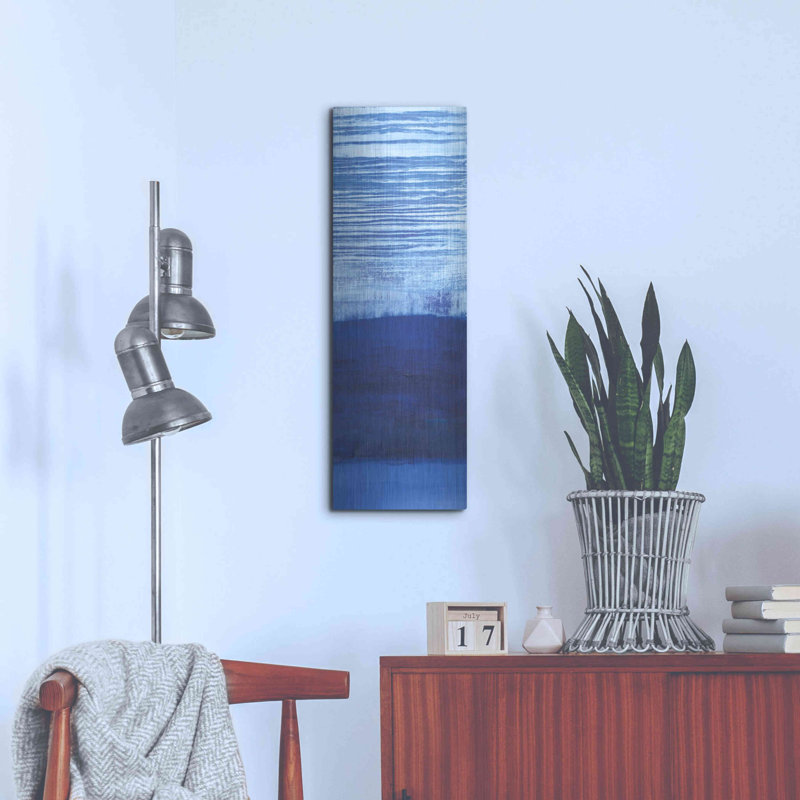 "Blue Haze III" par Jo Maye, H 36 po x l 12 po