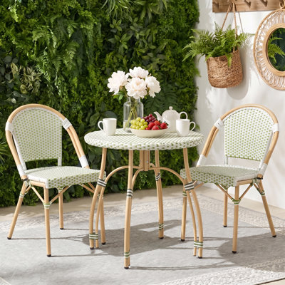 Ensemble de 2 chaises de terrasse Altesa French Bistro pour l'extérieur et l'extérieur