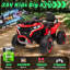 Grand quad 24V pour enfants - 2 places 4 roues motrices, moteur puissant de 800 W, télécommande pour les enfants de 3 à 8 ans-88313750