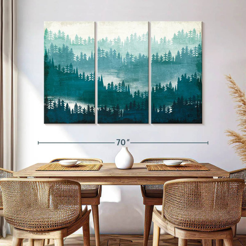 Alvord, paysage de montagne abstrait, H 42 po x l 65 po