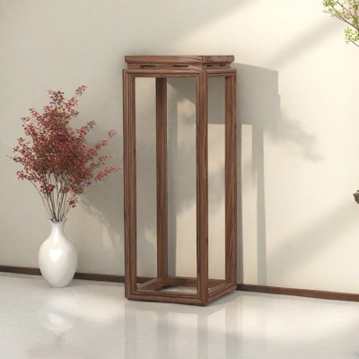 Solid Wood Plant Stand: Hard - textured