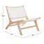 Denman Woven-Back Leather Side Chair-858197321