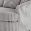 Ultra Plush Faux Rabbit Fur Oversized Swivel Barrel Chair with Three Pillows-277846311