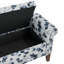 Banc de rangement avec accoudoirs roulés Wallen