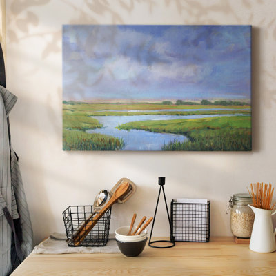 Summer Marsh II-Gallery Wrapped Canvas