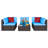 Ollison 5 - Person Patio Conversation Set with Cushions-1026138494