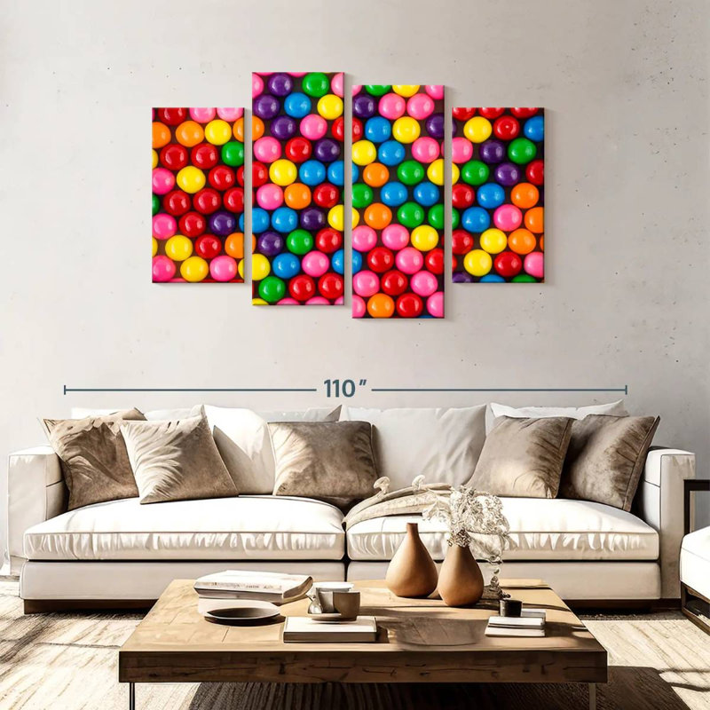 Bonbons gélifiés Yarlin Bright, H 48 po x l 75 po