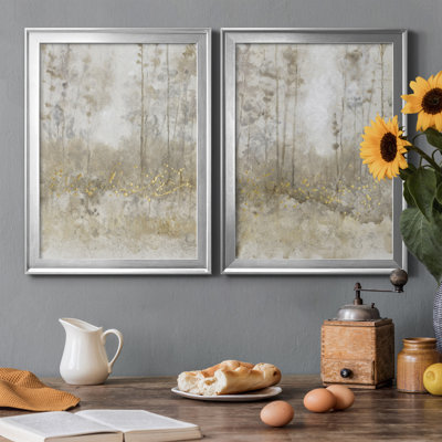 " Thicket Of Trees III " 2 - Pieces Painting Print