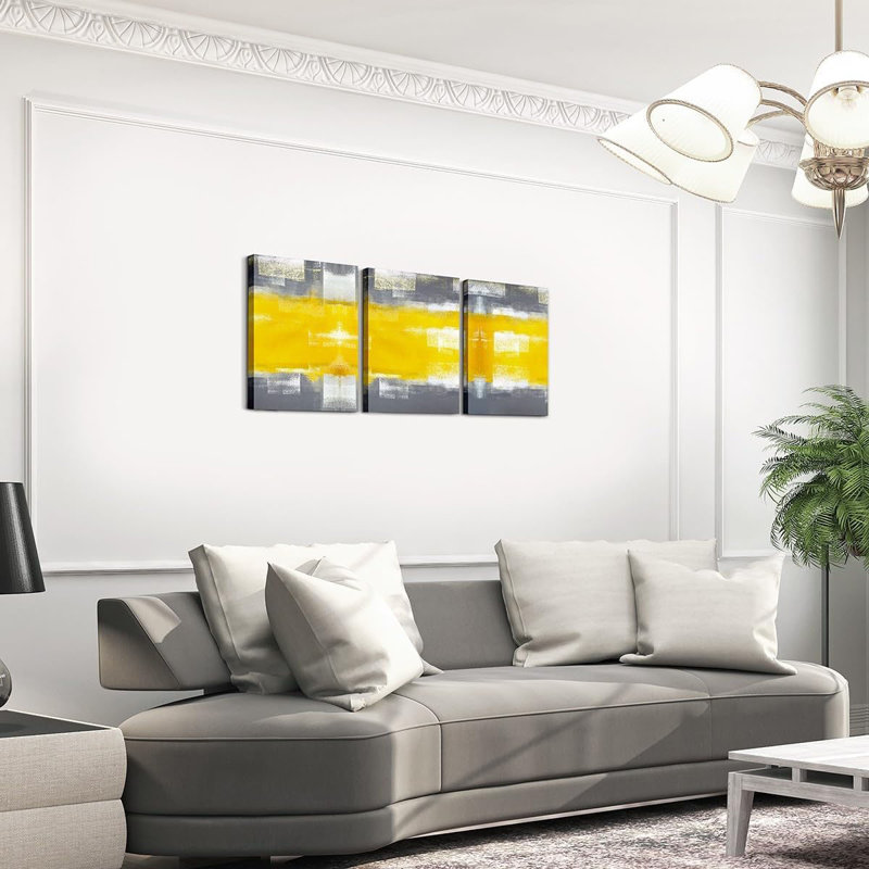 3 Piece Wrapped Canvas Wall Art