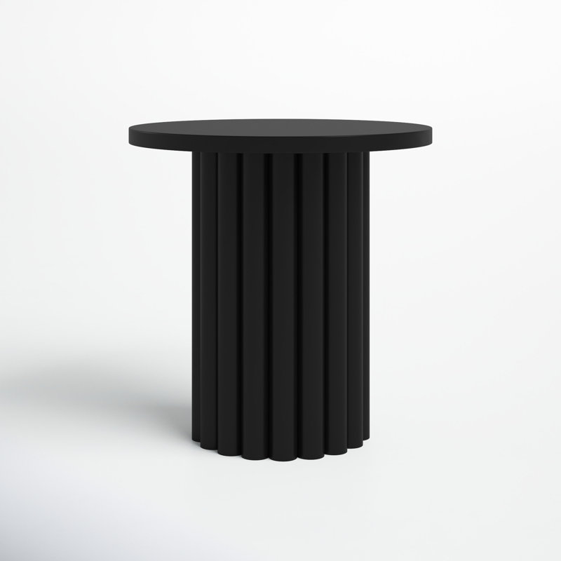 Mavis 36'' Round Dining Table, Black