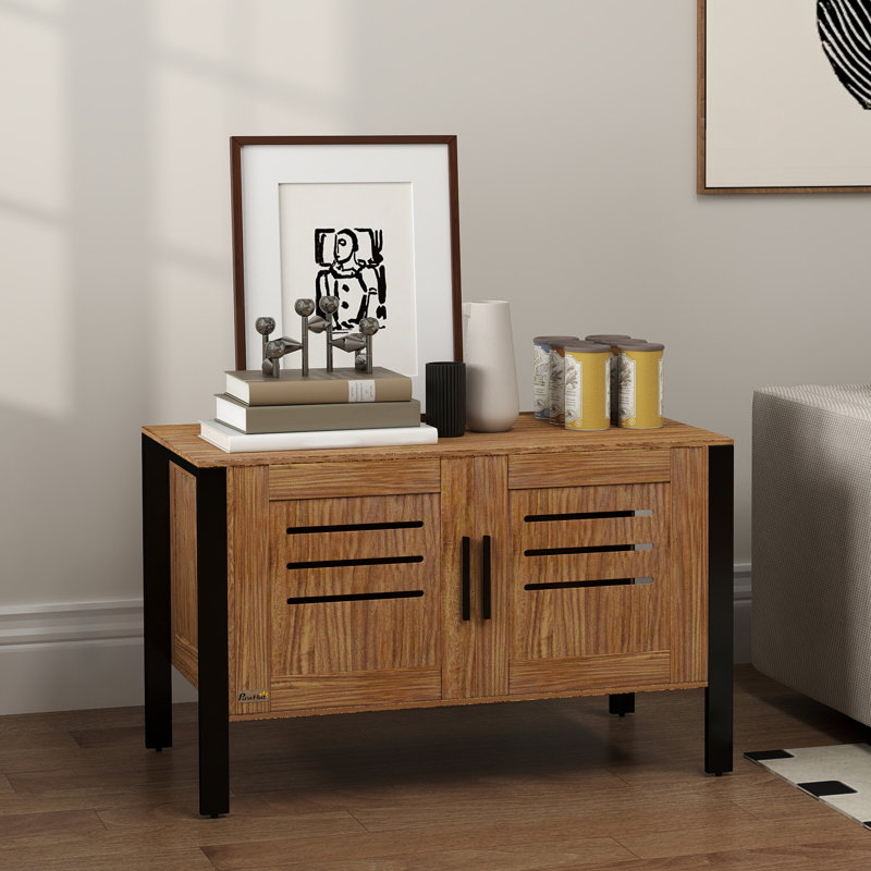 Enceinte de litière pour chat avec pieds hauts, armoire à litière cachée, table d'appoint moderne pour chat avec planche à gratter, brun foncé, L 31,5 po x l 17,7 po x H 19,7 po