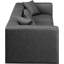 Canapé modulaire en similicuir 3 pièces Houswerth-94884223