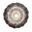 Luminaire suspendu 16 po de large plume de paon Tiffany