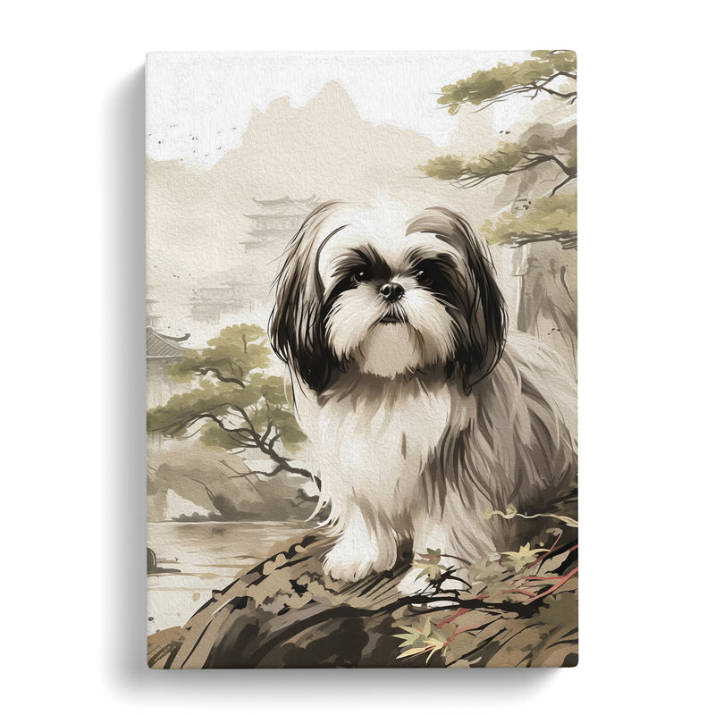 Shih Tzu No.2 - Wrapped Canvas, 60cm H x 40cm W x 3cm D