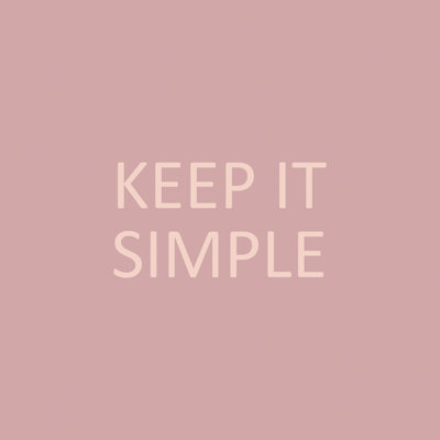 Simple Sentiment IV by Victoria Borges - Wrapped Canvas Print