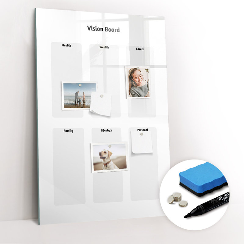 Magnetic Glass Dry Erase Board