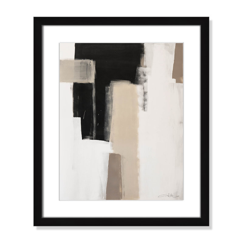 Calvin Giverny Earth Scapes I Print, Cadre photo noir simple, Oui, H 19 po x l 16 po x P 1,25 po