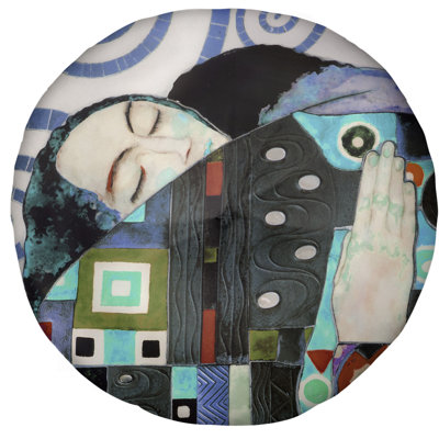 Coussin de plancher gustav klimt,