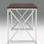 Bureau en MDF Madison / chrome Madison
