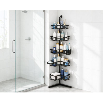 Freestanding Stainless Steel Shower Caddy